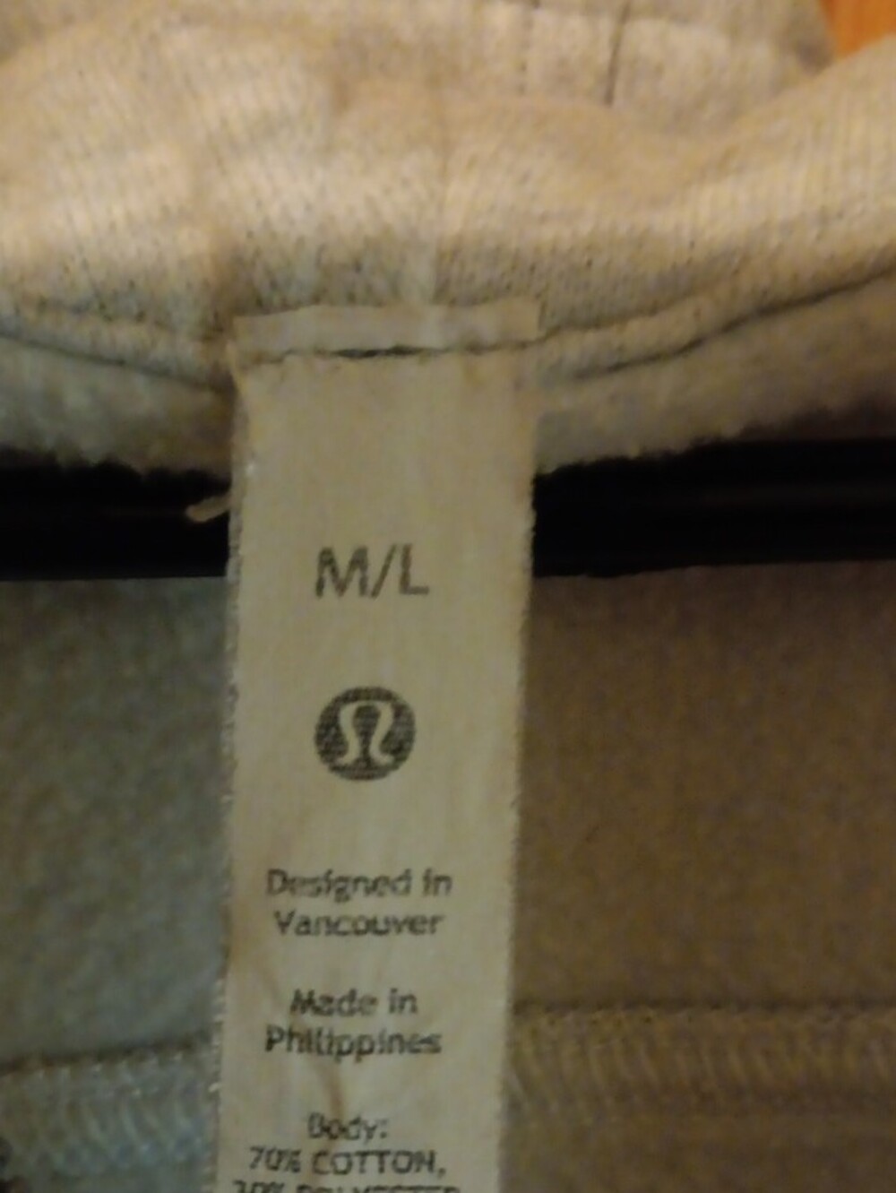 lululemon athletica Light Gray Full-Zip Hoodie - Picture 2 of 5